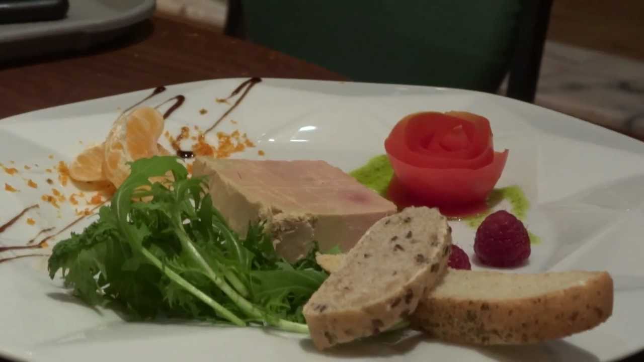 Dresser assiette foie gras avec Wesley Durand - YouTube