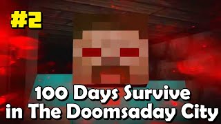 100 Days of Doomsday City | How to survive with only one gun at the beginning!#2