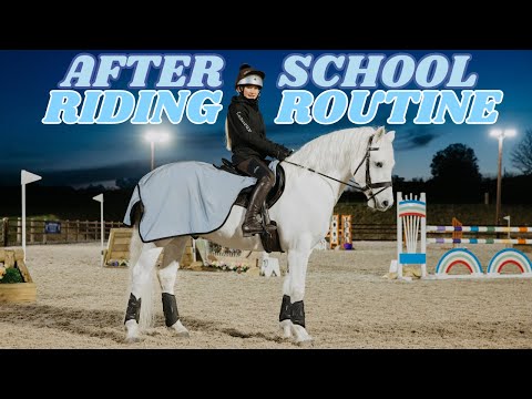 AFTER SCHOOL RIDING ROUTINE WITH 3 PONIES!