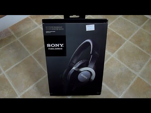 "First Look" Sony MDR-ZX700 headphones unboxing