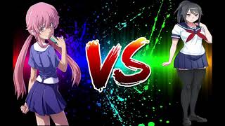 Nightcore - Yandere Simulator  rap battle Yuno vs Ayano