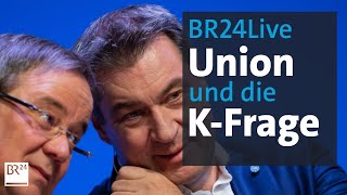 Die fraktionsspitze von cdu und csu kommt heute in berlin zur
klausurtagung zusammen. chefs beider parteien, söder laschet, wollen
sich dort präsenti...