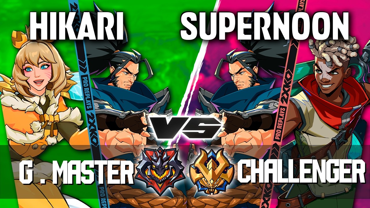 2XKO ▰ HIKARI (Yasuo-Ahri) vs Supernoon (Yasuo-Ekko) ▰ 2XKO Pro level replays