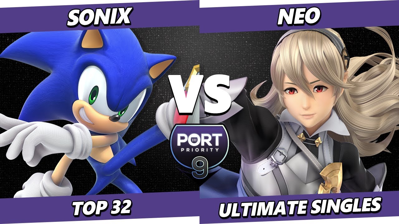 Port Priority 9 - Sonix (Sonic) Vs. Neo (Corrin) Smash Ultimate - SSBU