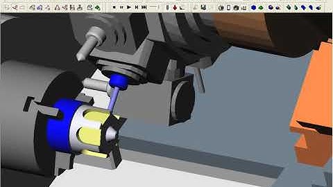 ESPRIT CAM - Aplicação Torno com ferramenta acionada - Eixo C