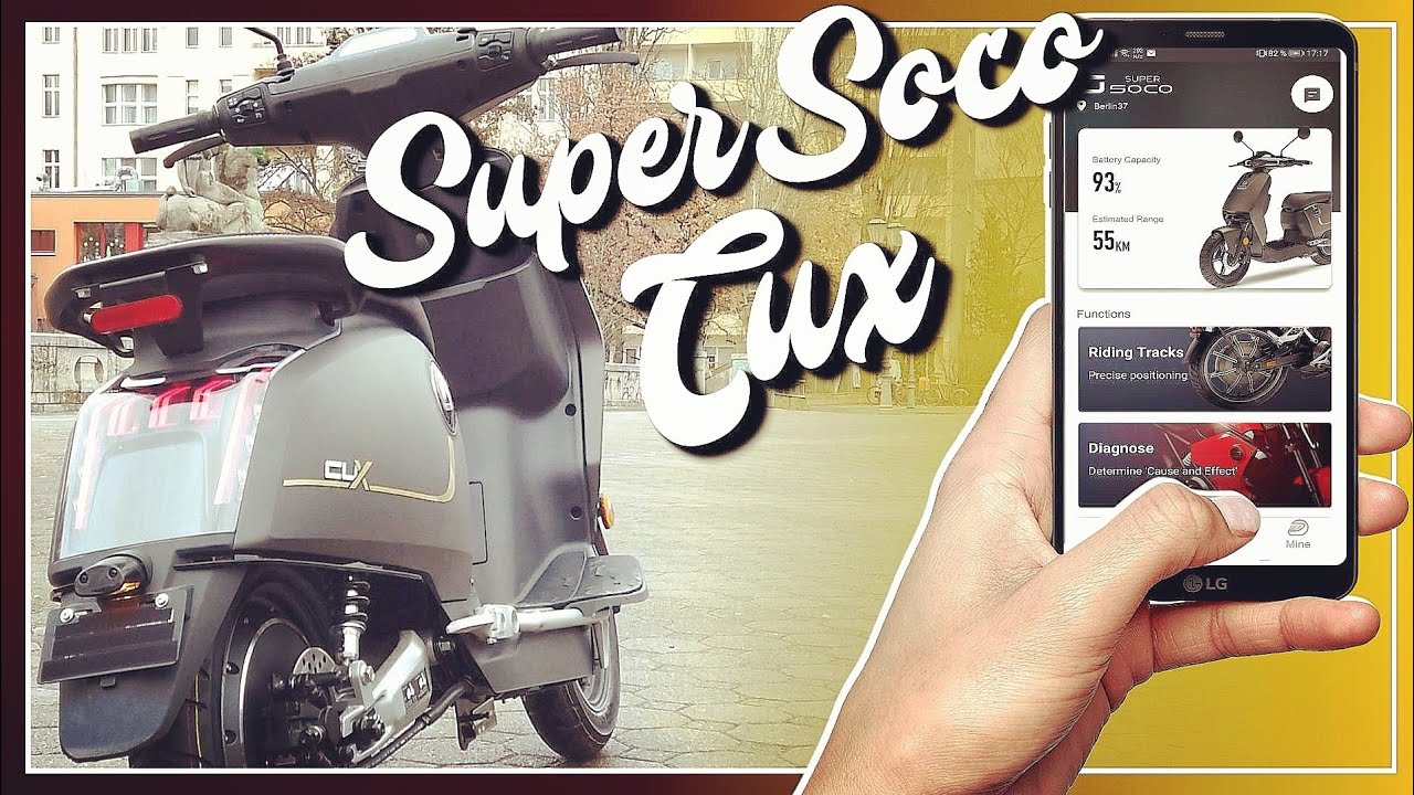 Super Soco Cux - APP APPLICATION - IOS & ANDROID - Soco Cux - TC - TC ...