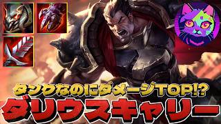 【オフメタ】タンクなのにダメージTOP!?ダリウスリロール、ワンチャンあるかも　【TFT  SET16 実況解説】のサムネイル