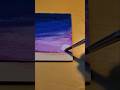 Painting a Serene Moonlit Landscape: A Relaxing Art Process #artshorts #painting #dailypainting