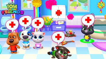 My Talking Tom Friends Gameplay part 11 Health Issue -(Android/iOS Gameplay) by Outfit7