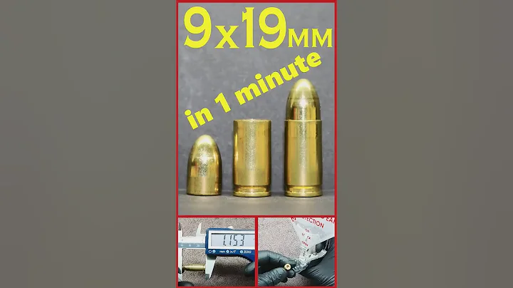 Reloading 9mm ammo in 1 minute  -   #reloading, #9mm, #leeprecision, #ammo, #shorts