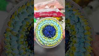Starry Night Meets Sunflower 🌻✨ | Paint Piping Magic🌻💫