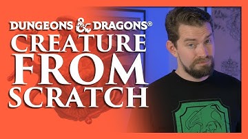 How to make a D&D Creature from Scratch - Monster Monday