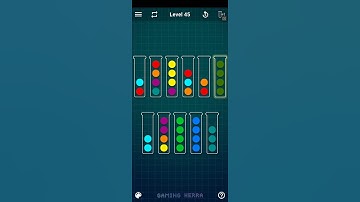 Ball Sort Puzzle Level 45