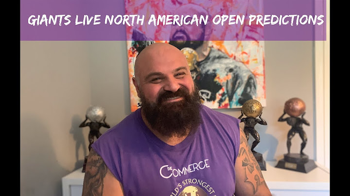 Giants Live North American Open Predictions - Strength Chat