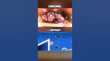 The Incinerator Boss: Original vs Layout | Geometry Dash 2.2 #shorts