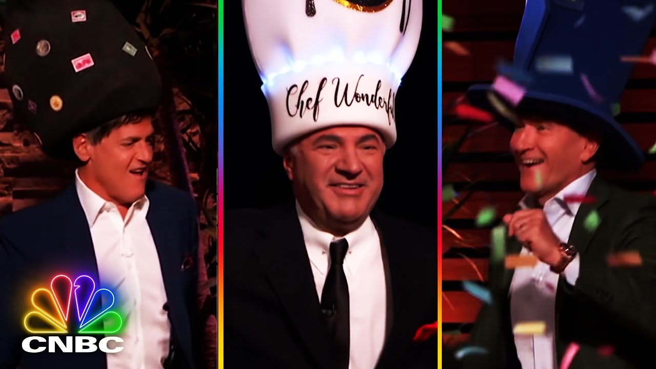 There's Blood In The Shark Tank... And Foam Hats | Shark Tank CNBC Premiere Eps. Tuesdays 9 &am