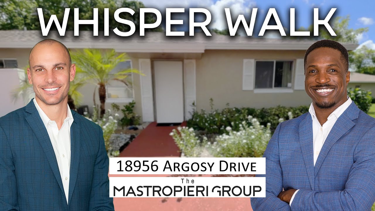 Boca Raton Waterfront Villa | Whisper Walk | 18956 Argosy Dr
