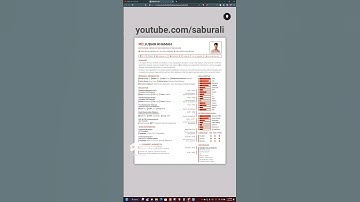 Make Resume / Cv only one minutes