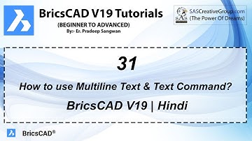 BricsCAD V19 Tutorial 31: How to use Multiline Text & Text Command in BricsCAD | With Example
