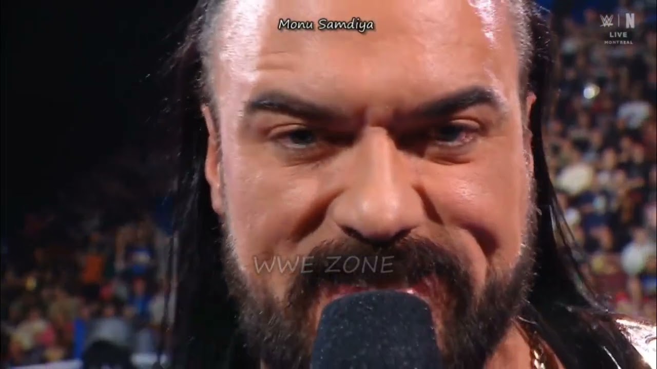 Drew Mcintyre Intro Today Match | WWE Friday Night SmackDown 24th January 2026