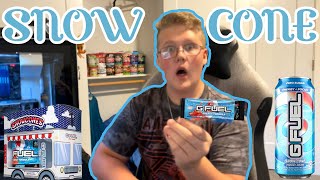 Snow Cone GFUEL Flavor Review! Best Summer Flavor?