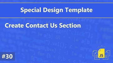 [Arabic] Special Template #30 - Create Contact Us Section