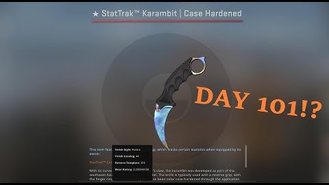 opening a case everyday until I get a knife (Day 101)
