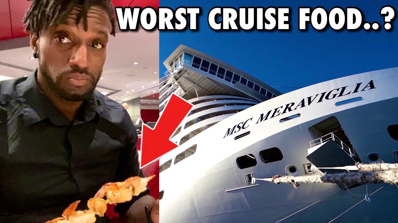 DOES MSC HAVE THE WORST CRUISE FOOD? Waves Restaurant (MSC MERAVIGLIA)