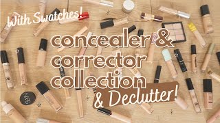 Concealer & Corrector Collection & Declutter! With SWATCHES! Dec 2021