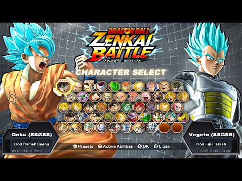 Dragon Ball: Zenkai Battle - All Characters & Transformations Gameplay (Full Roster)