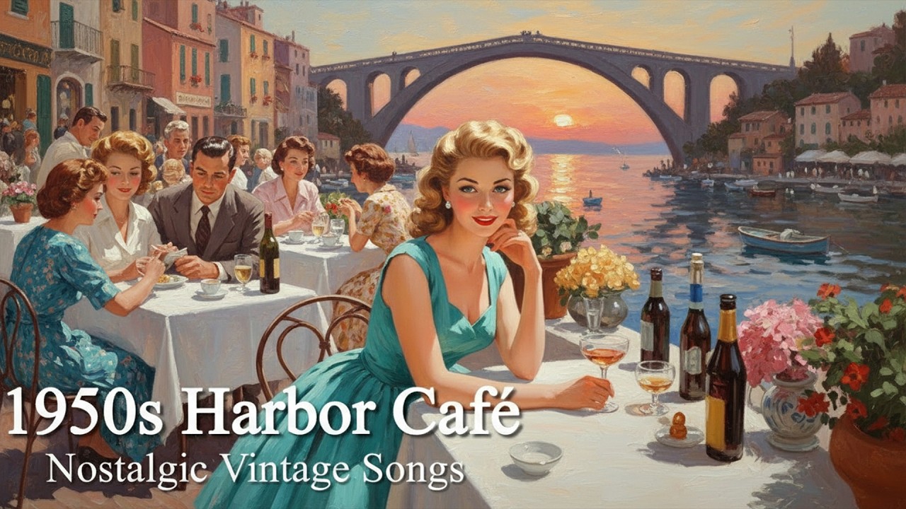 Nostalgic Harbor Café | 1950s Vintage Songs: Sinatra & Friends Golden Oldies