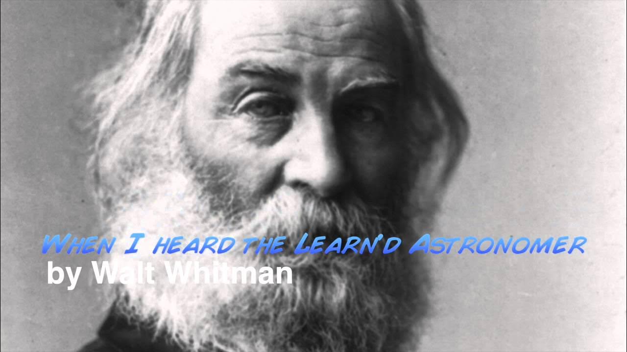 walt whitman biography youtube