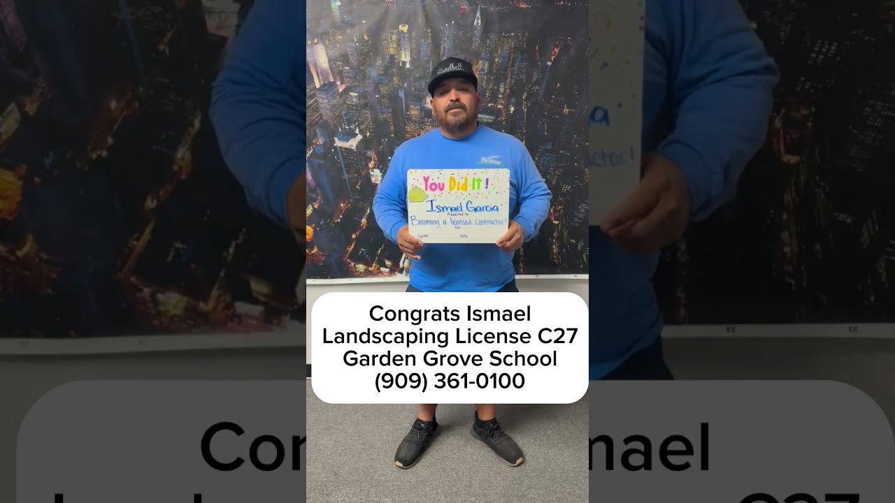 Contractor Obtains Landscaping License in Anaheim