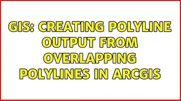 GIS: Creating polyline output from overlapping polylines in ArcGIS