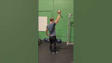 Cable 90-90 External Rotation to Overhead Press | Rotator Cuff Strength Exercise