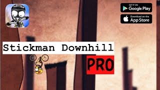 Stickman Downhill. All Pro levels walk-through. screenshot 2