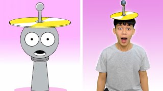 OC ALL Sprunki Phases Incredibox in real life. ❤️ #incredibox #sprunkioc