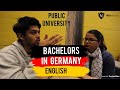 Bachelors in Germany International Business(in English) after 1st year in India