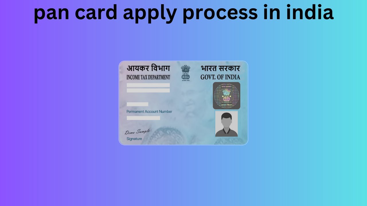 "StepbyStep Guide How to Apply for a PAN Card in India Online" YouTube