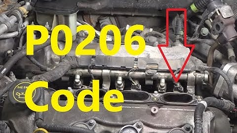 Causes and Fixes P0206 Code: Injector Circuit/Open Malfunction Cylinder 6