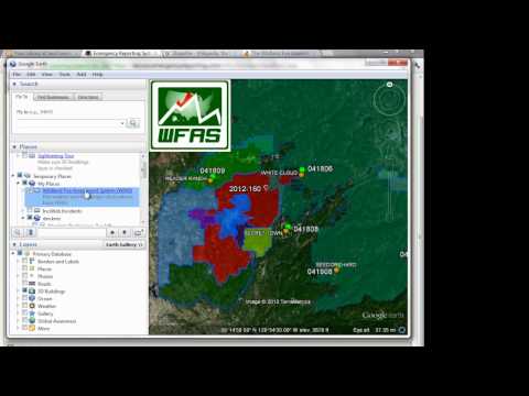 Wildfire Export with Google Earth
