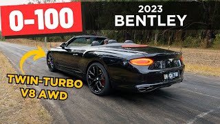 2023 BENTLEY Continental GT review: 0-100, 1/4 mile, 0-200 & engine sound