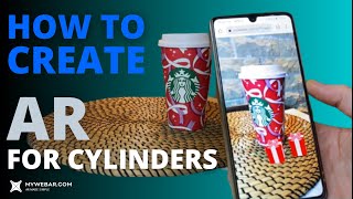 MyWebAR Tutorial: How to Create AR on Cylinders (Cups, Cans, Bottles and Others) screenshot 5