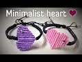 Macrame bracelet tutorial: the minimalist heart armlet ❤❤❤  step by step guide by Tita