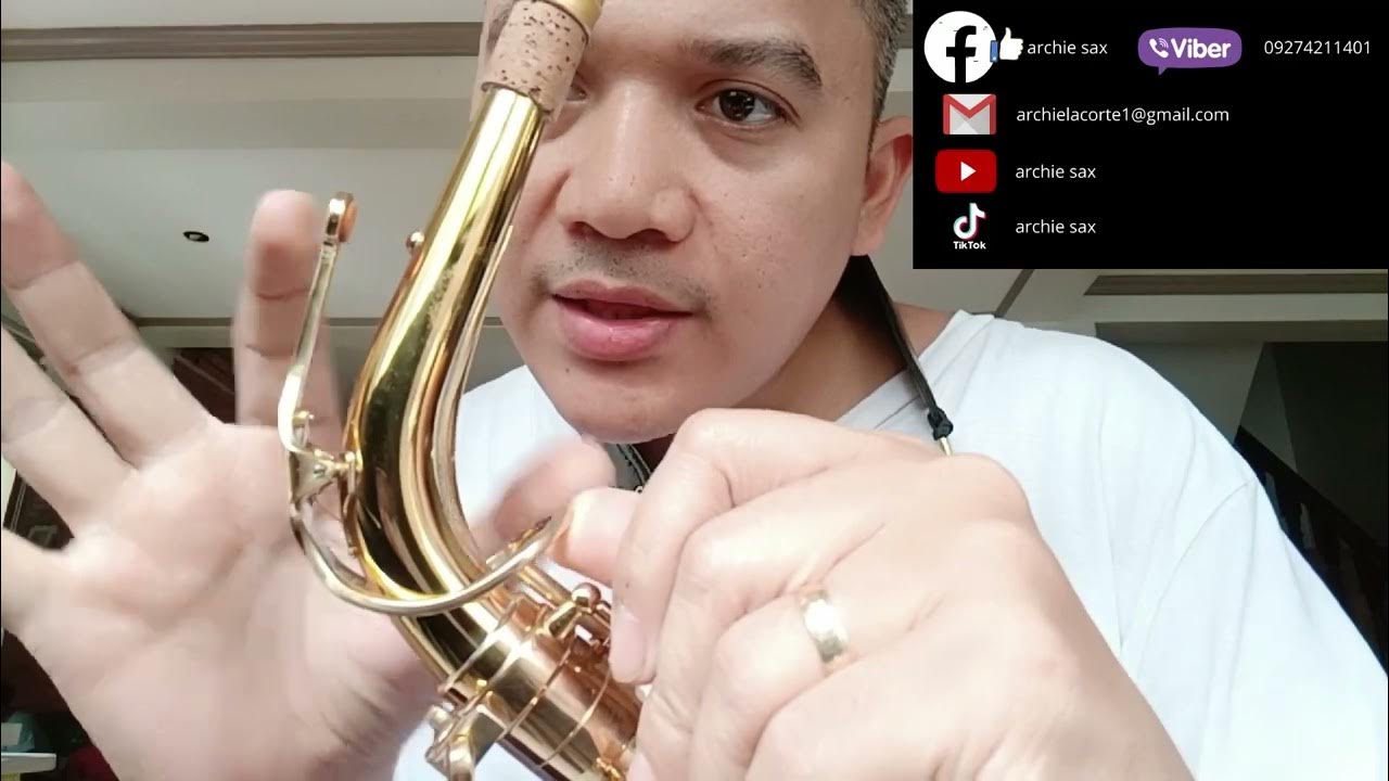FIX your SAX Saxophone octave key problem and out of tune - YouTube