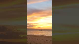 Beautiful Maui Sunset Tonight! 🌅🤙🌊🐋 #maui #Hawaii #kaanapali #lahaina #mahalo