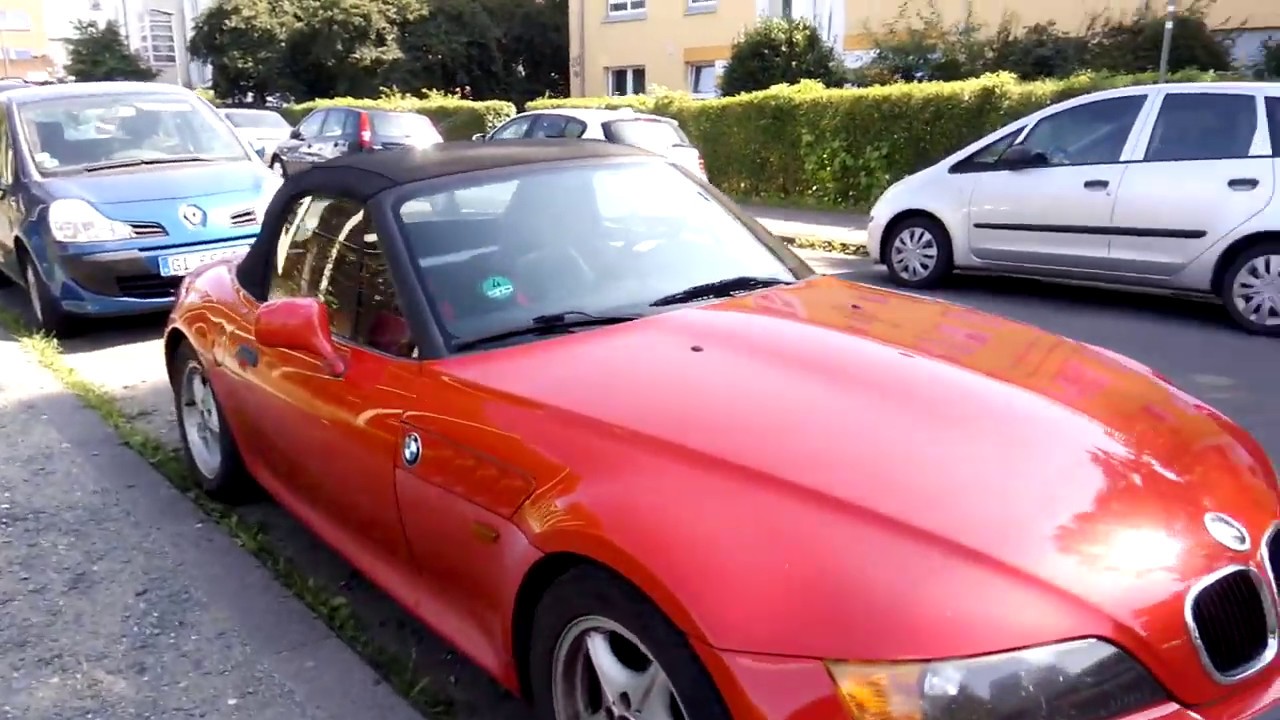 Bmw красный кабриолет