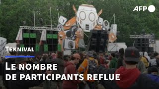 Teknival: le nombre de participants reflue, ambiance calme, selon la préfecture | AFP