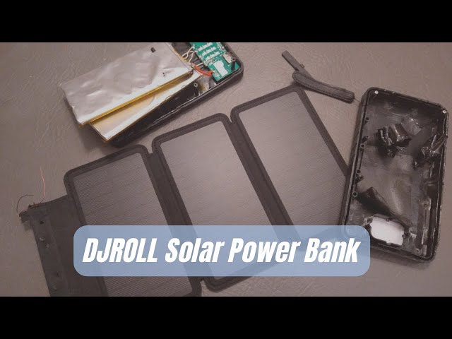DJROLL Solar Power Bank 36000mAh Review | Qi Wireless Charger, DJROLL  Portable Solar Charger - YouTube