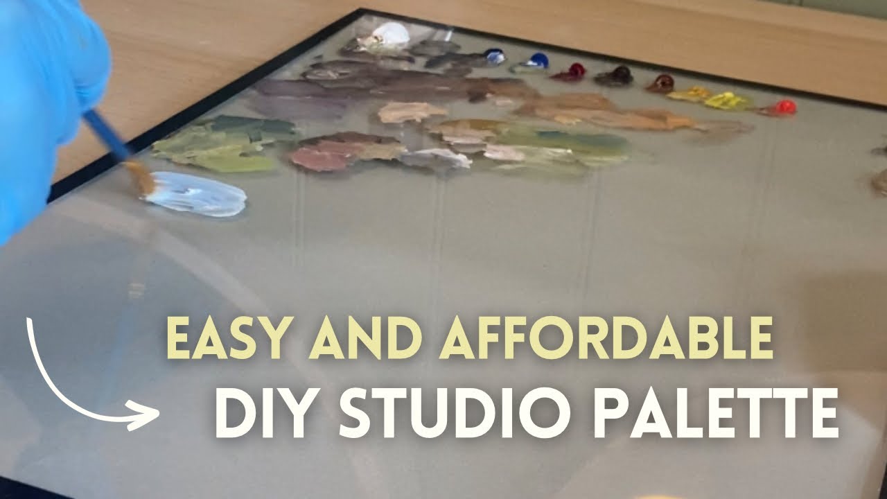 MAKE YOUR OWN ART PALLET - Cheap and Easy! - YouTube